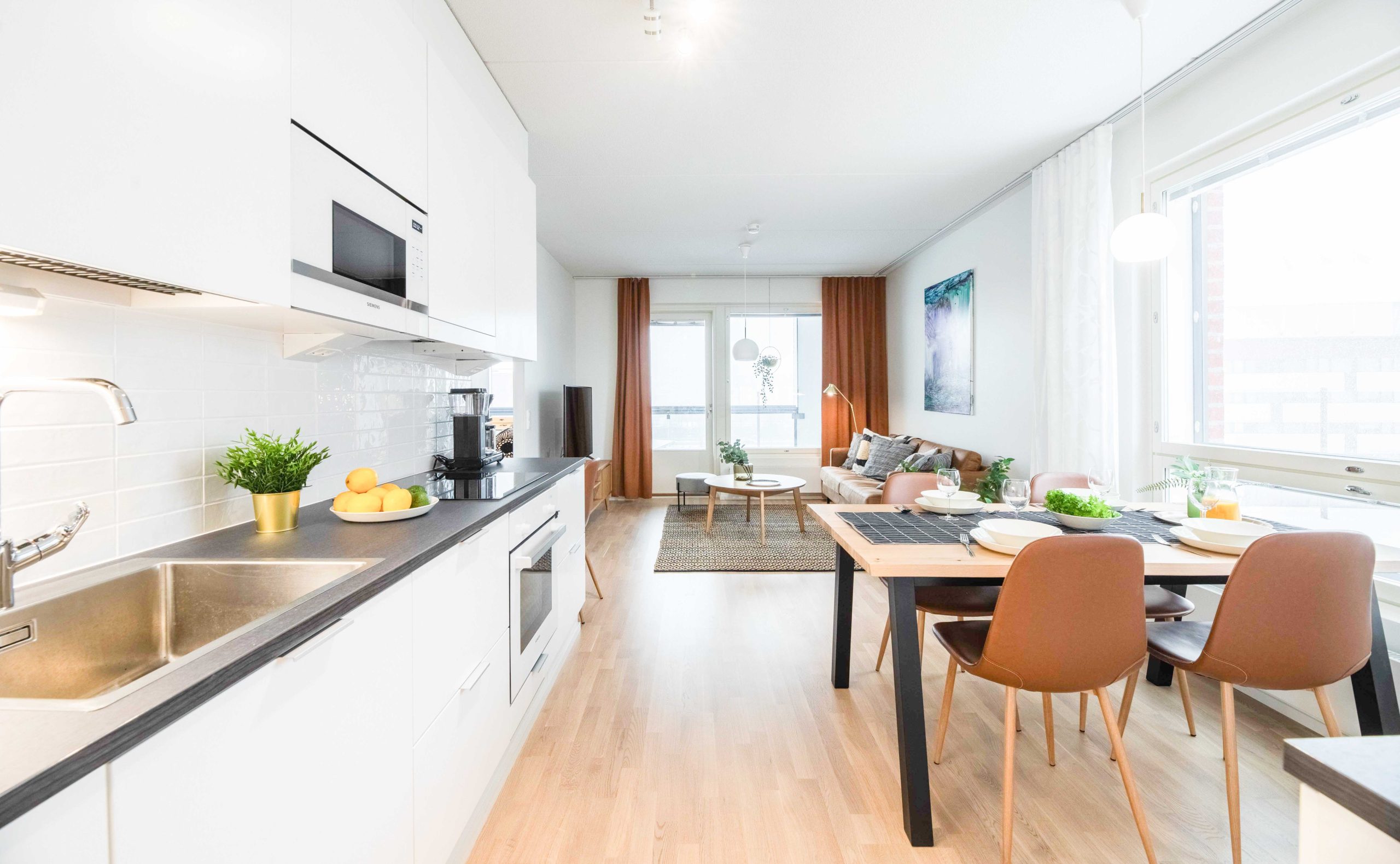 Möblerade lägenheter Lutakko Jyväskylä – premiummöblerade lägenheter och affärslokaler vid sjön Jyväsjärvi, nära Jyväskyläs centrum