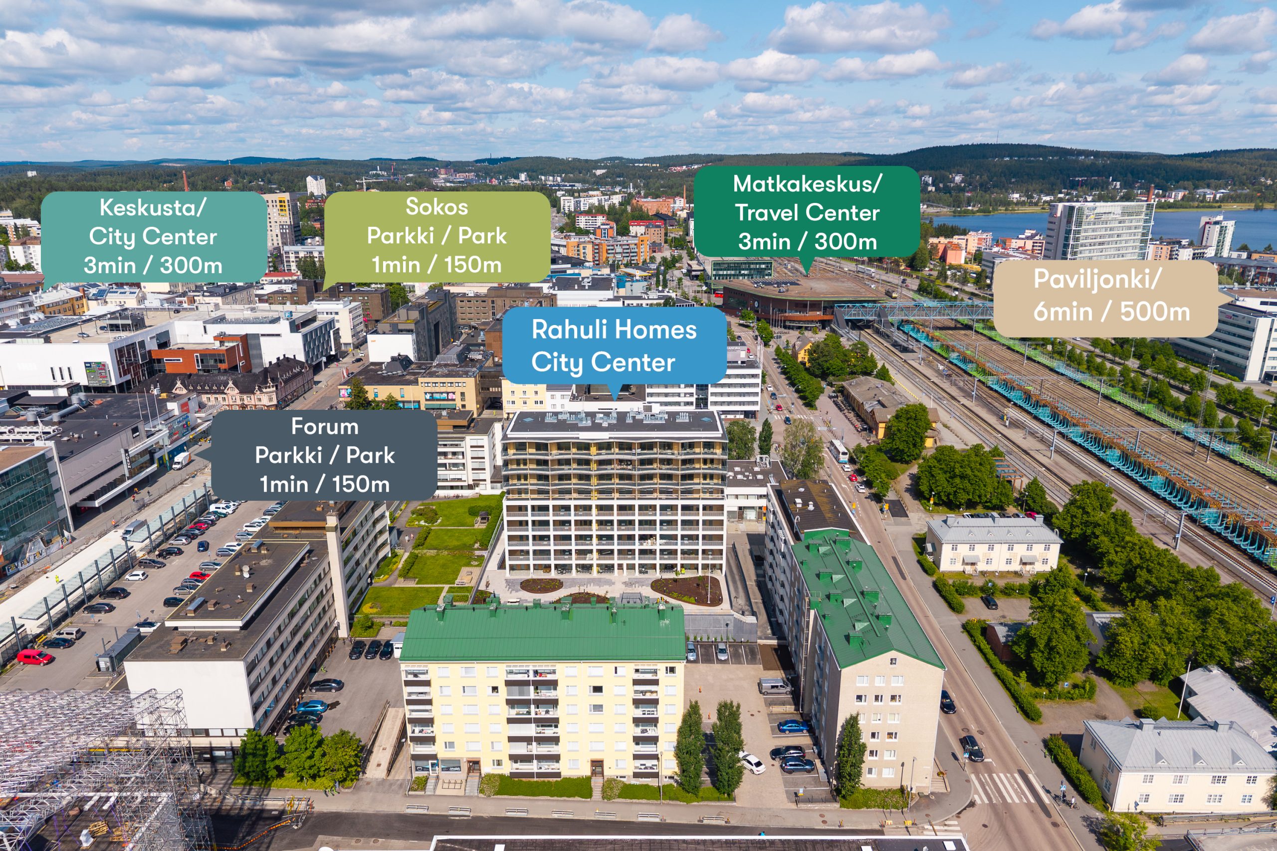 RH City Center - Karttamerkit 2 (3) - Vuokrakaista